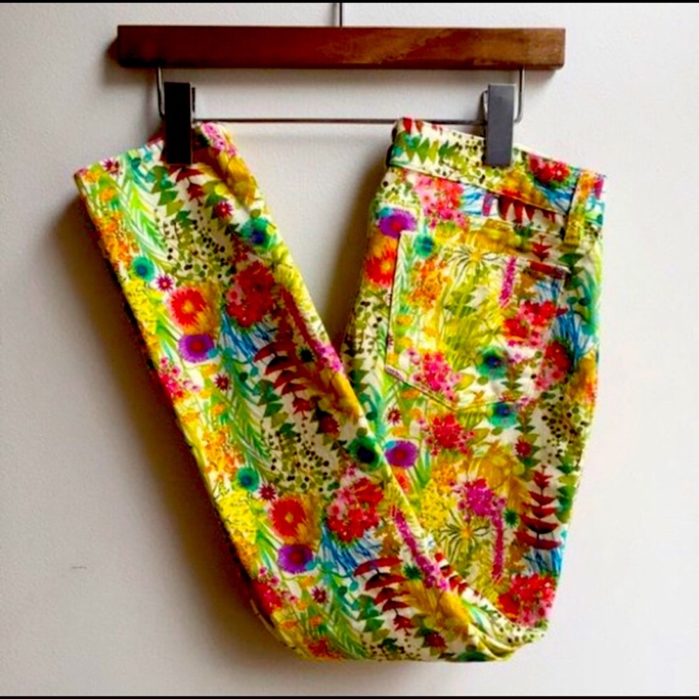 J. Crew Liberty of London Art fabric Toothpick Jean Tresco Floral SIZE: 29